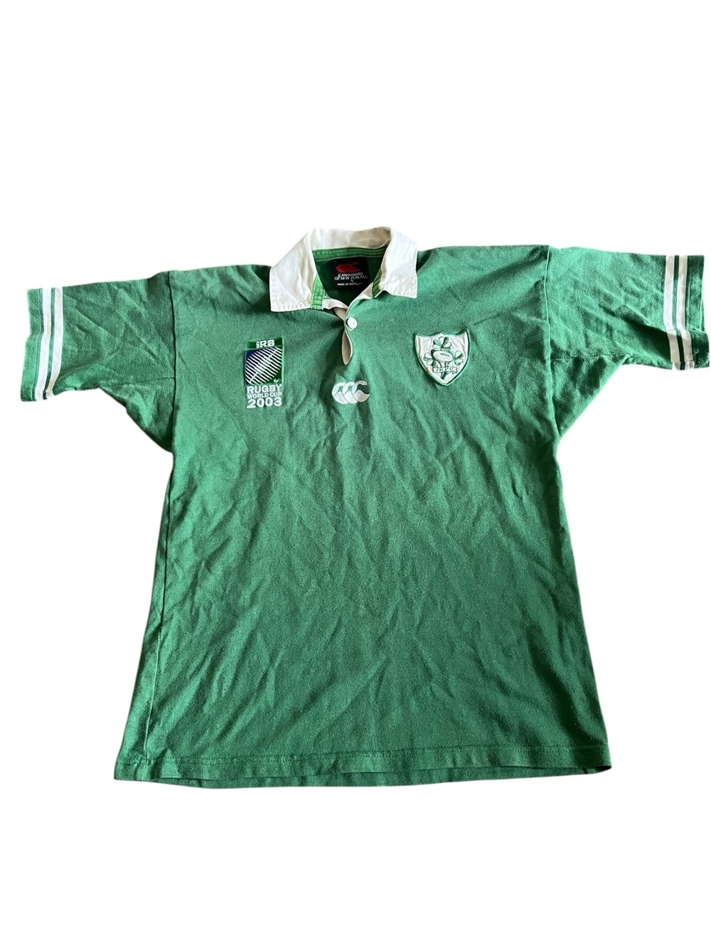 IRELAND RUGBY World Cup 2003 jersey CANTERBURY size S (3)